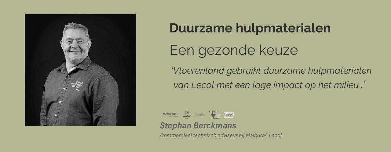 Hulpmaterialen voor duurzame vloeren van Lekol